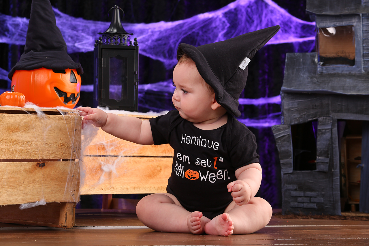 COMO FAZER FANTASIA DE HALLOWEEN Infantil DE ÚLTIMA HORA PRA BEBE 