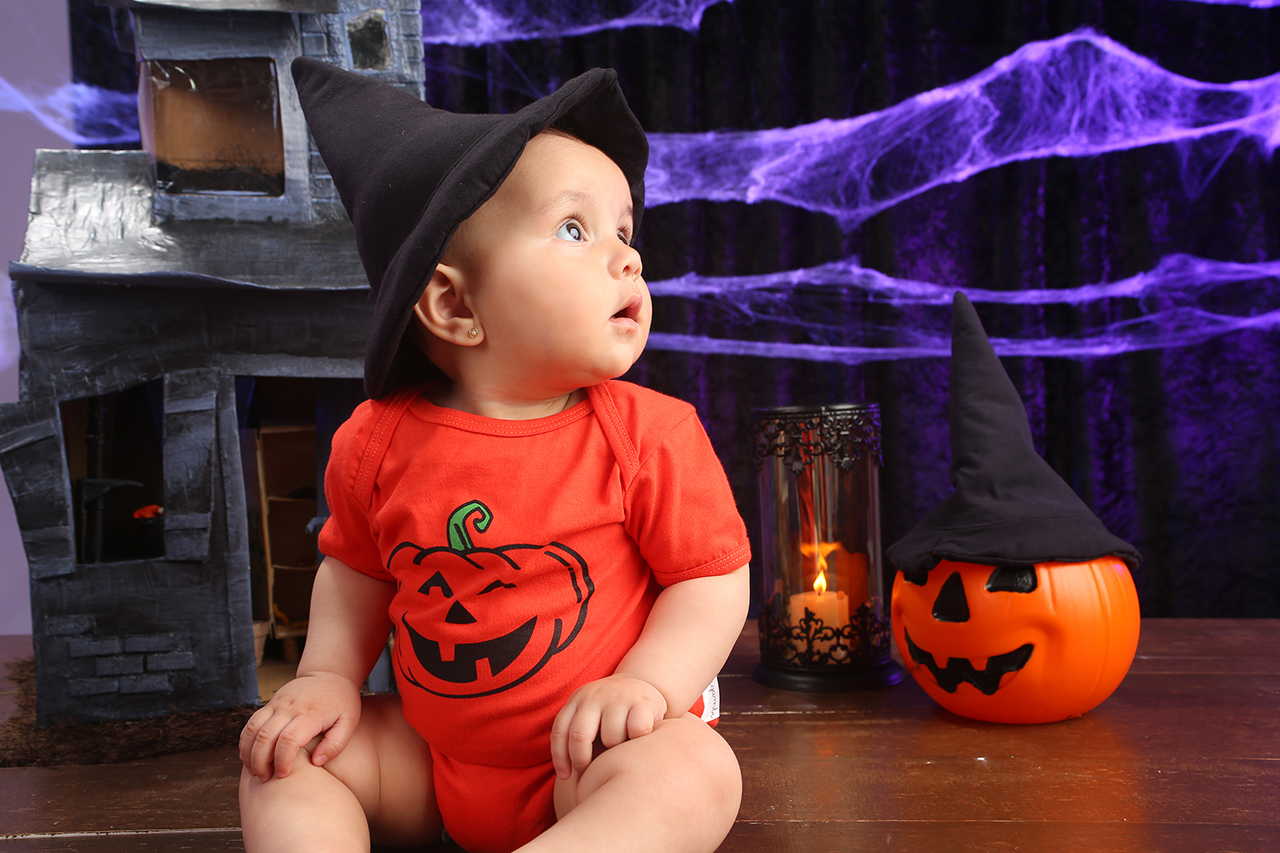 COMO FAZER FANTASIA DE HALLOWEEN Infantil DE ÚLTIMA HORA PRA BEBE 